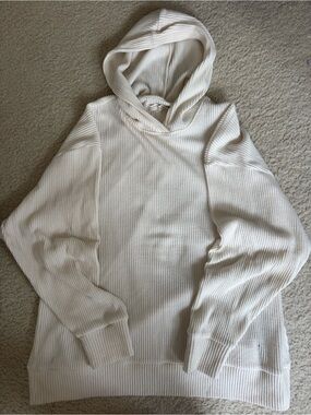 Abercrombie & Fitch Cozy Lounge Ribbed Hoodie